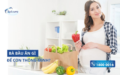Bà bầu ăn gì để con thông minh ngay từ trong bụng mẹ?